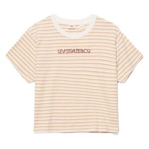Levi’s Striped Varsity Short Sleeve Tee